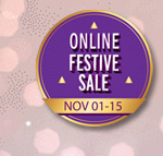 Online Festive Sale Nov 01 - 15